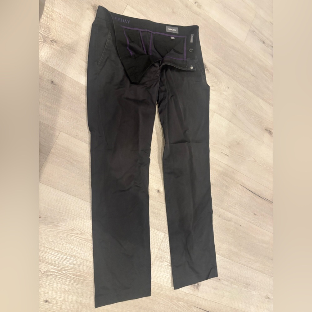 Bonobos Tuesday Signature Straight-Leg Charcoal Trousers